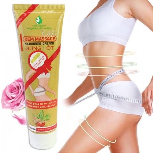 Massage Tan Mỡ Bụng Gừng Ớt Ngân Bình 150G