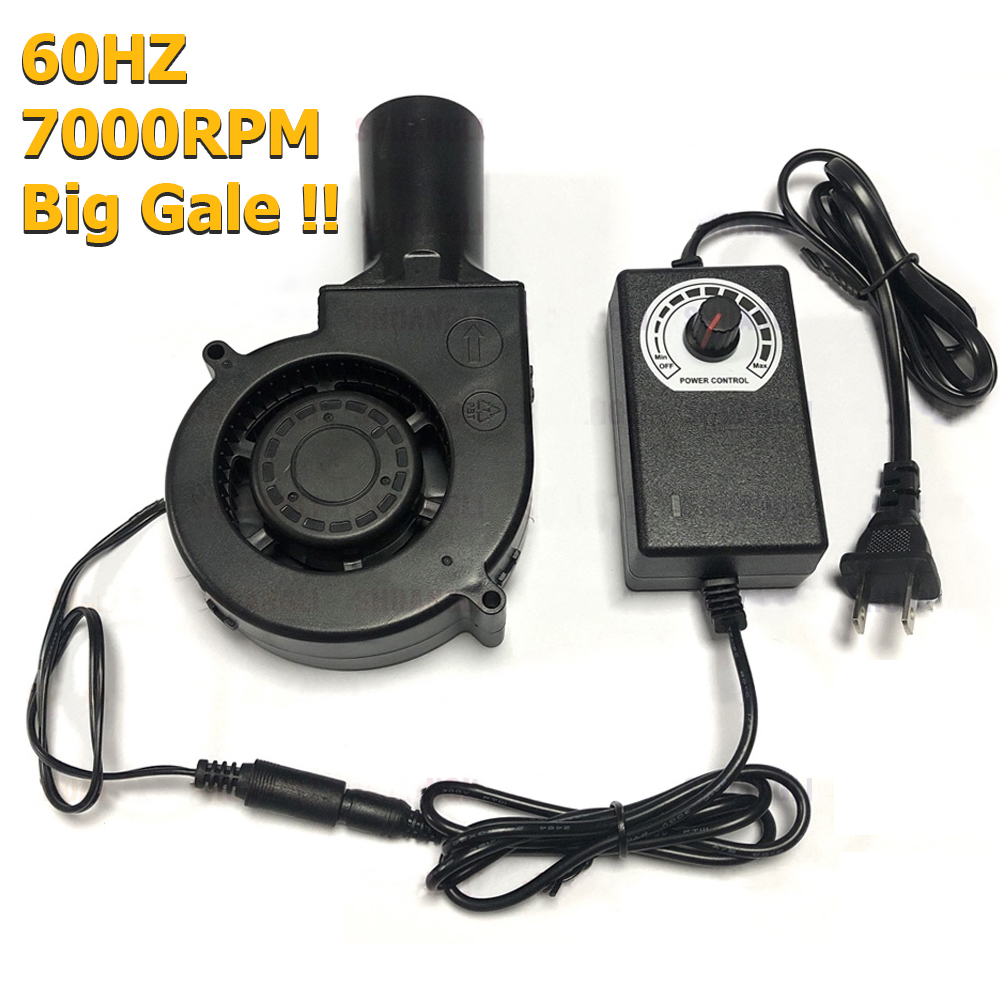 7000RPM Quạt Thổi Chất Lượng Cao Dụng Cụ Thổi Bếp Dầu Thải Nhỏ 9733 Bếp Gỗ Điều Khiển Tốc Độ Gia Dụng Bếp Nướng BBQ 12V Máy thổi