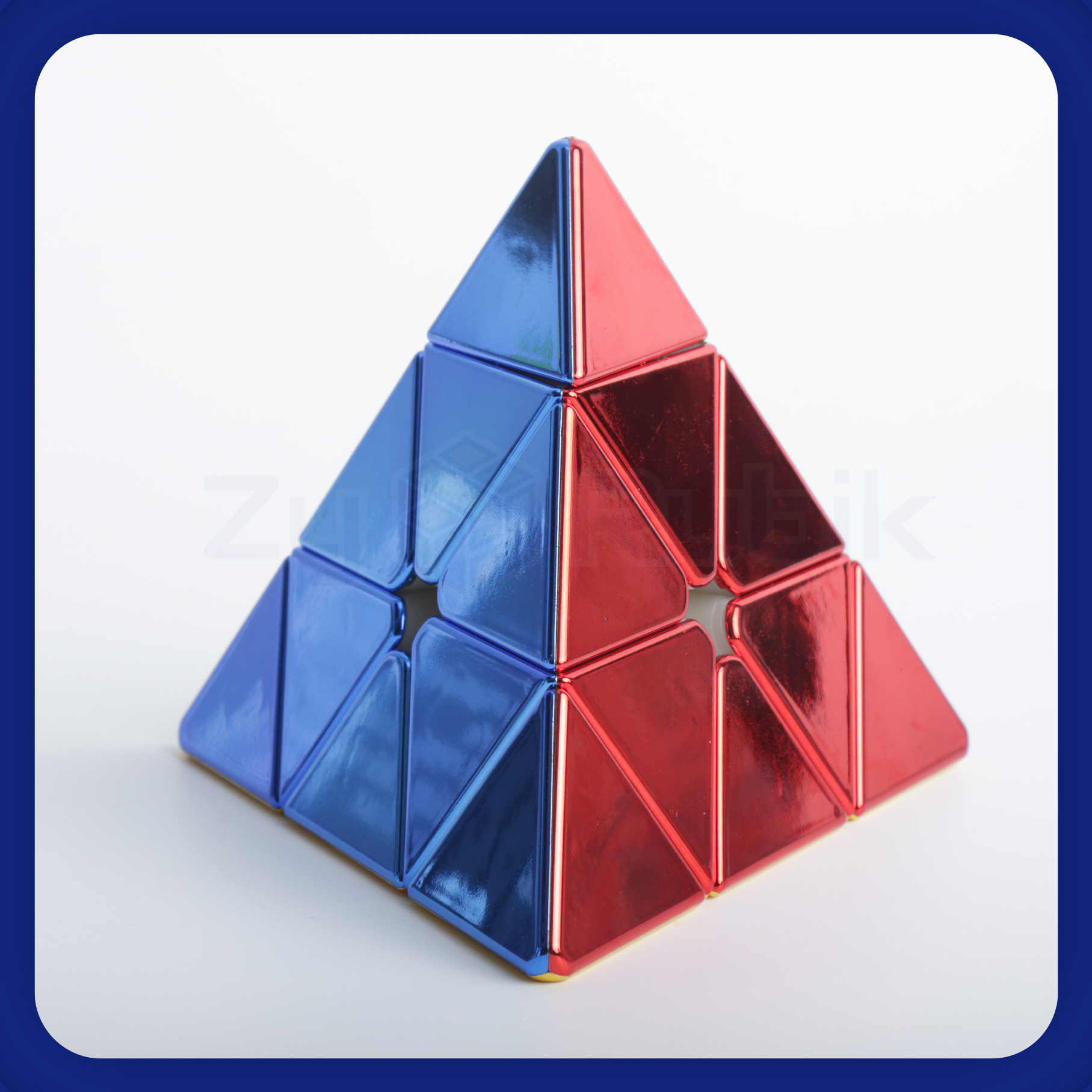 Rubik Biến Thể Sengso Pyraminx Metallic Magnetic Stickerless- Rubic Tam Giác Có Nam Châm- Zyo Rubik