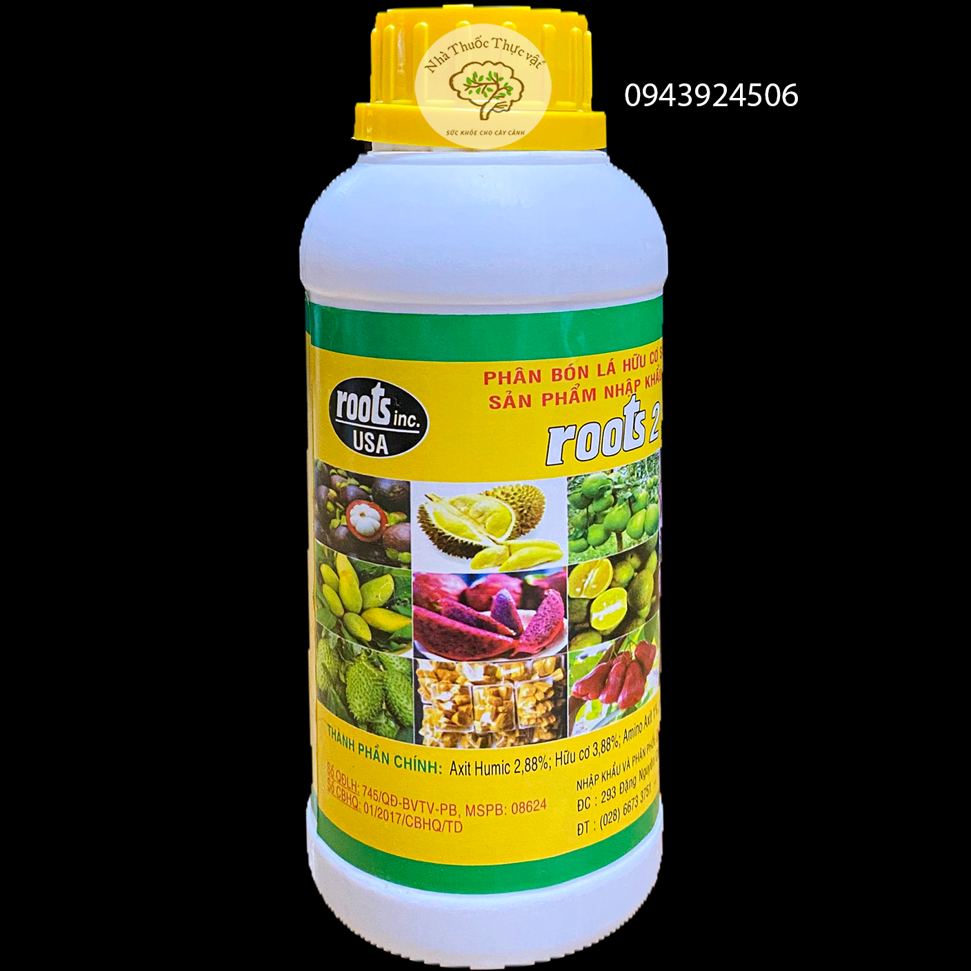 Roots 2 Phân bón lá ra rễ - 500ml Nhập khẩu từ Hoa Kỳ