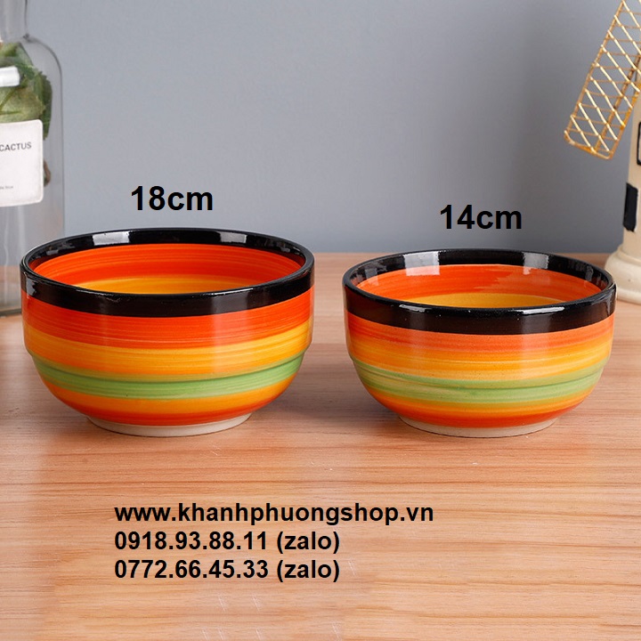 [HCM]tô sứ 7 màu - tô sứ 7 màu