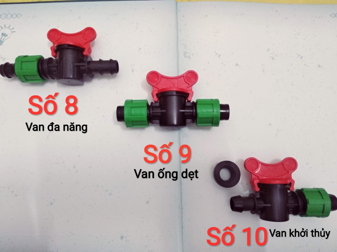 Van Khóa, Tê Co Nối, Khởi Thủy Ống Dẹt, Ống Mềm Phi 16, 17 Aquamate Đài Loan