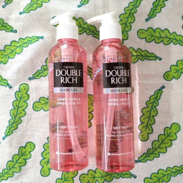 Gel tạo kiểu tóc giữ nếp Double Rich Soft Hold 250ml