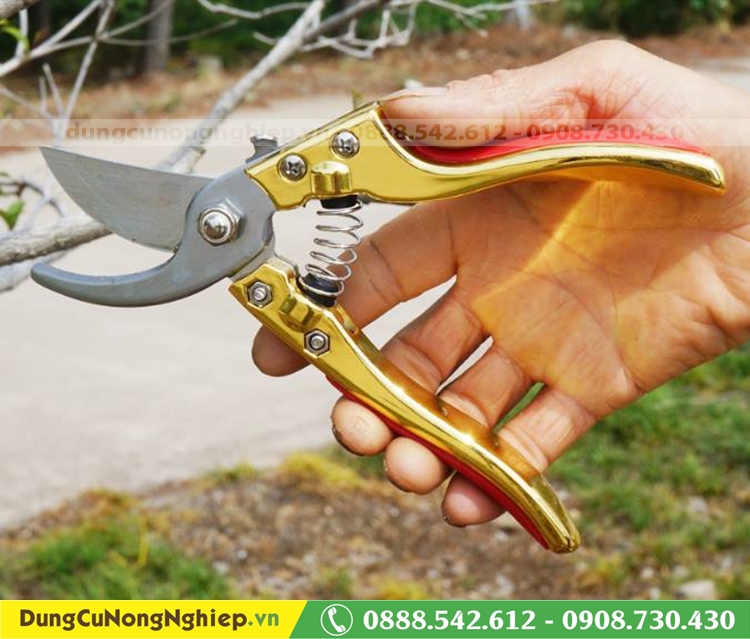 Kéo cắt cành mạ óng ánh