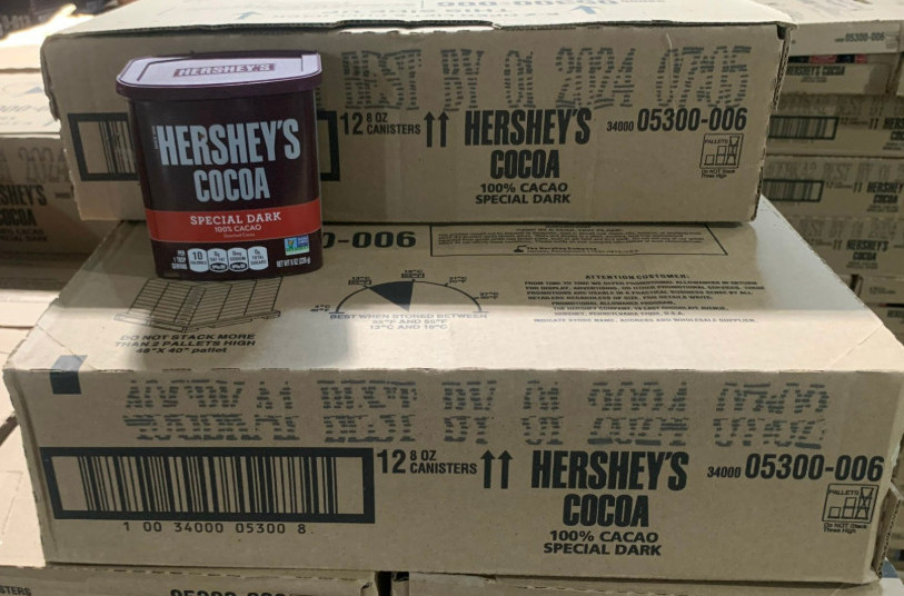 Bột cacao KHÔNG ĐƯỜNG NGUYÊN CHẤT HERSHEYS - MỸ