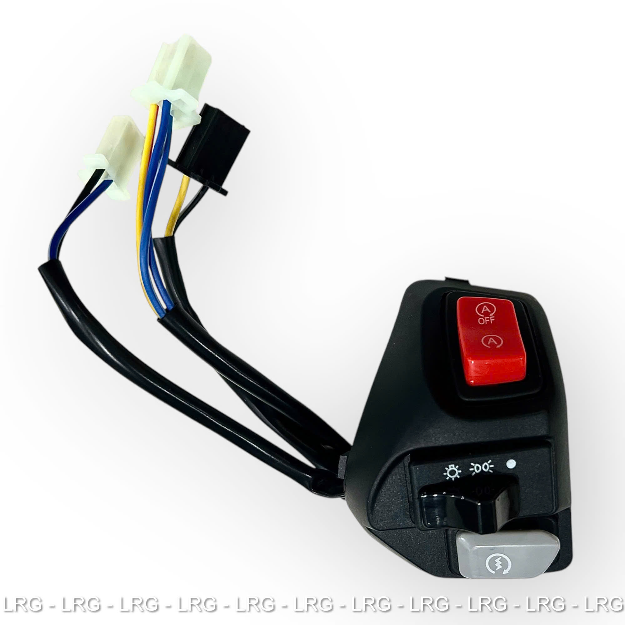 Cùm Công Tắc NVX Nút Đỏ Có Kéo E Mod Dây Sẵn Cho Exciter 135 2004-2014 ( Exciter 4 Số, 5 Số)