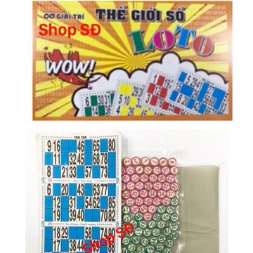 Cờ lô tô gỗ - cờ giải trí chơi vui