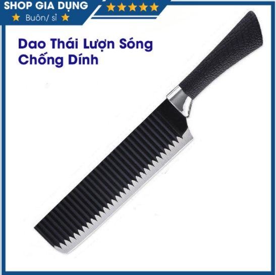 Dao thái thịt chống dính lượn sóng Nhật Bản