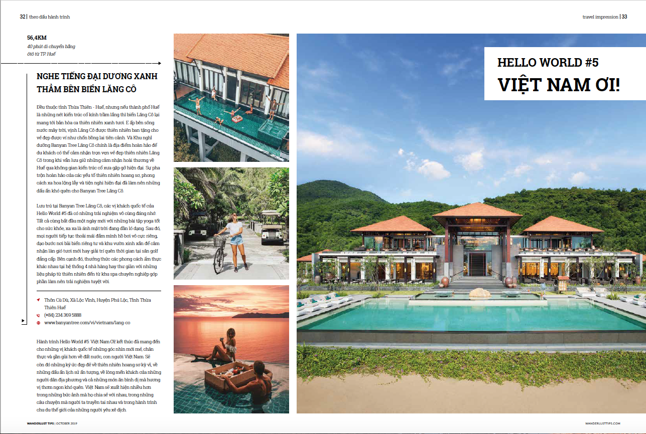 TẠP CHÍ WANDERLUST TIPS THÁNG 10.2019 (VOL.39)