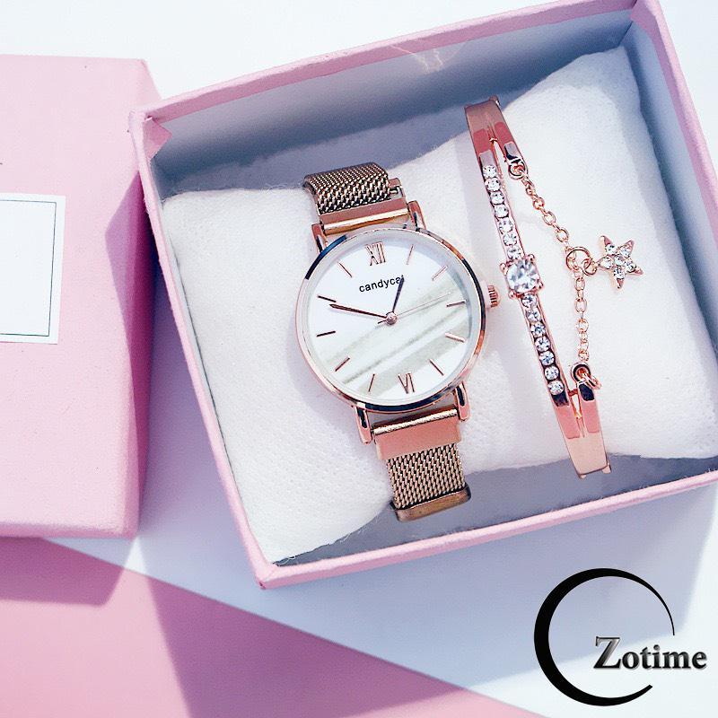 Nơi bán Đồng hồ nam nữ thời trang thông minh Zotime dây lưới nam châm cực đẹp ZO34