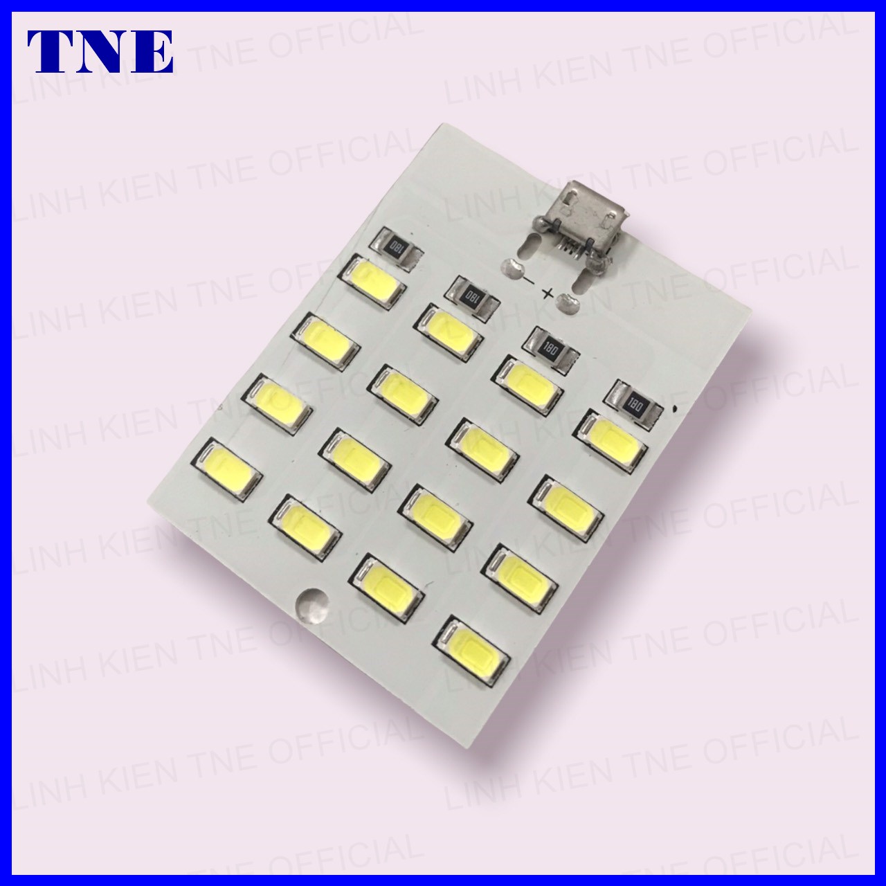 Module 16 bóng LED siêu sáng nguồn micrco USB