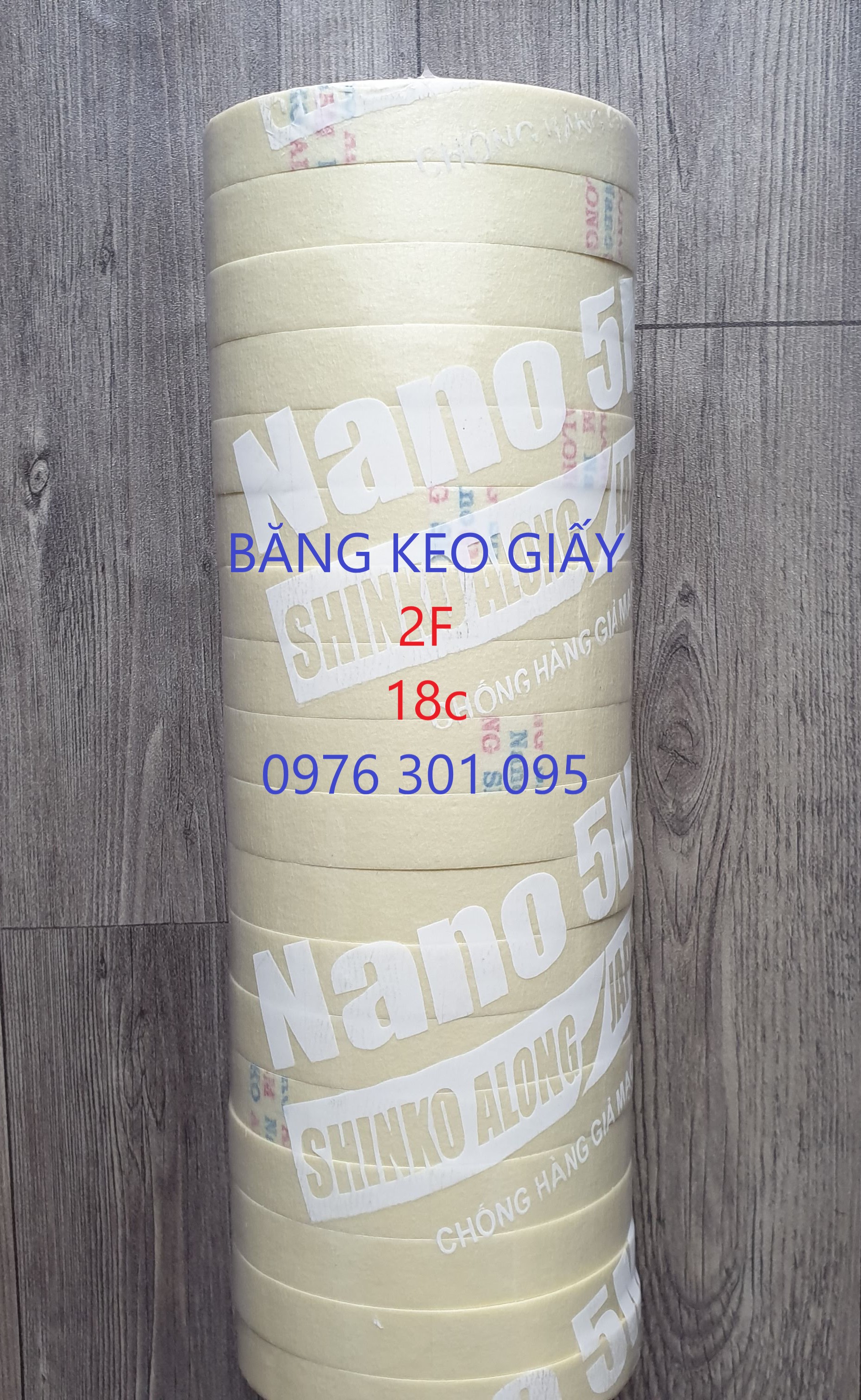 Băng Keo Giấy 1F2 - 1F6 - 2F - 2F4 - 5F