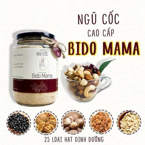 [Tặng kèm 1 tuýp sữa ông thọ đỏ] Ngũ Cốc Mẹ Bầu BiDo MaMa