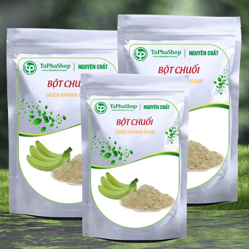 Bột chuối xanh nguyên chất 100g - Tấn phát