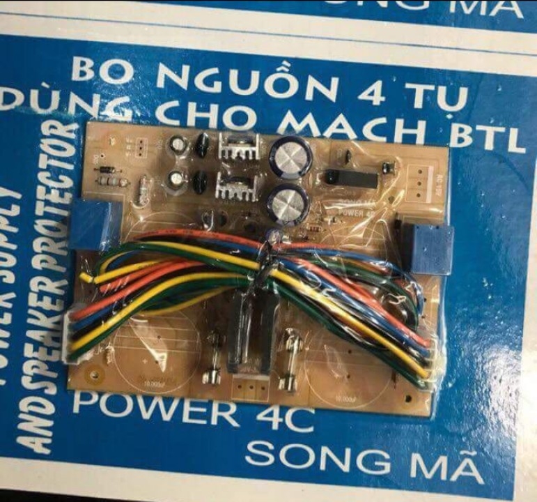 Bo mạch nguồn 4 tụ cho mach btl