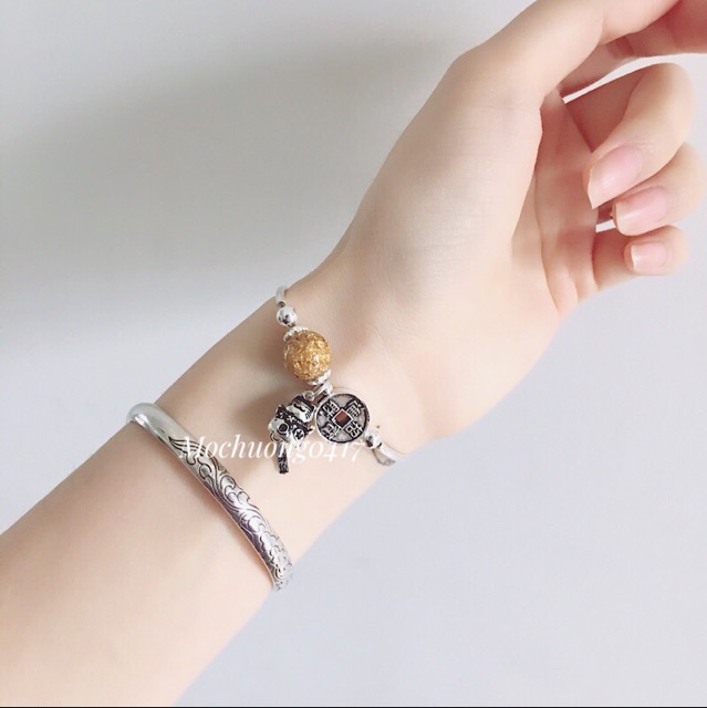 [S925] Charm mèo thần tài - MH271