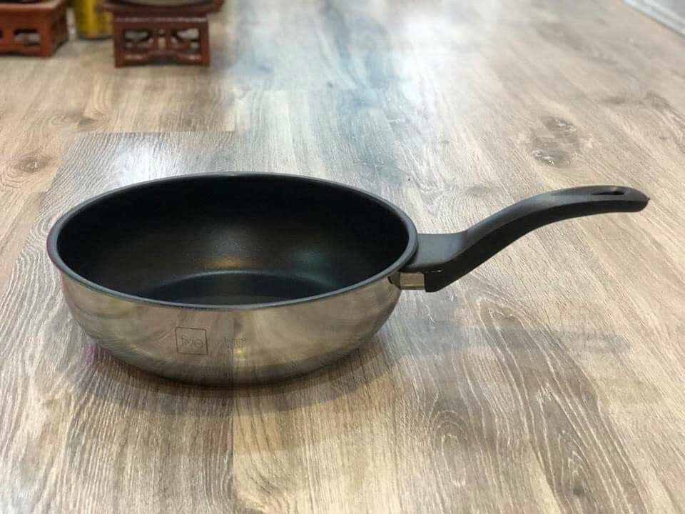 CHẢO SÂU LÒNG 24CM INOX[NANCY SHOP]