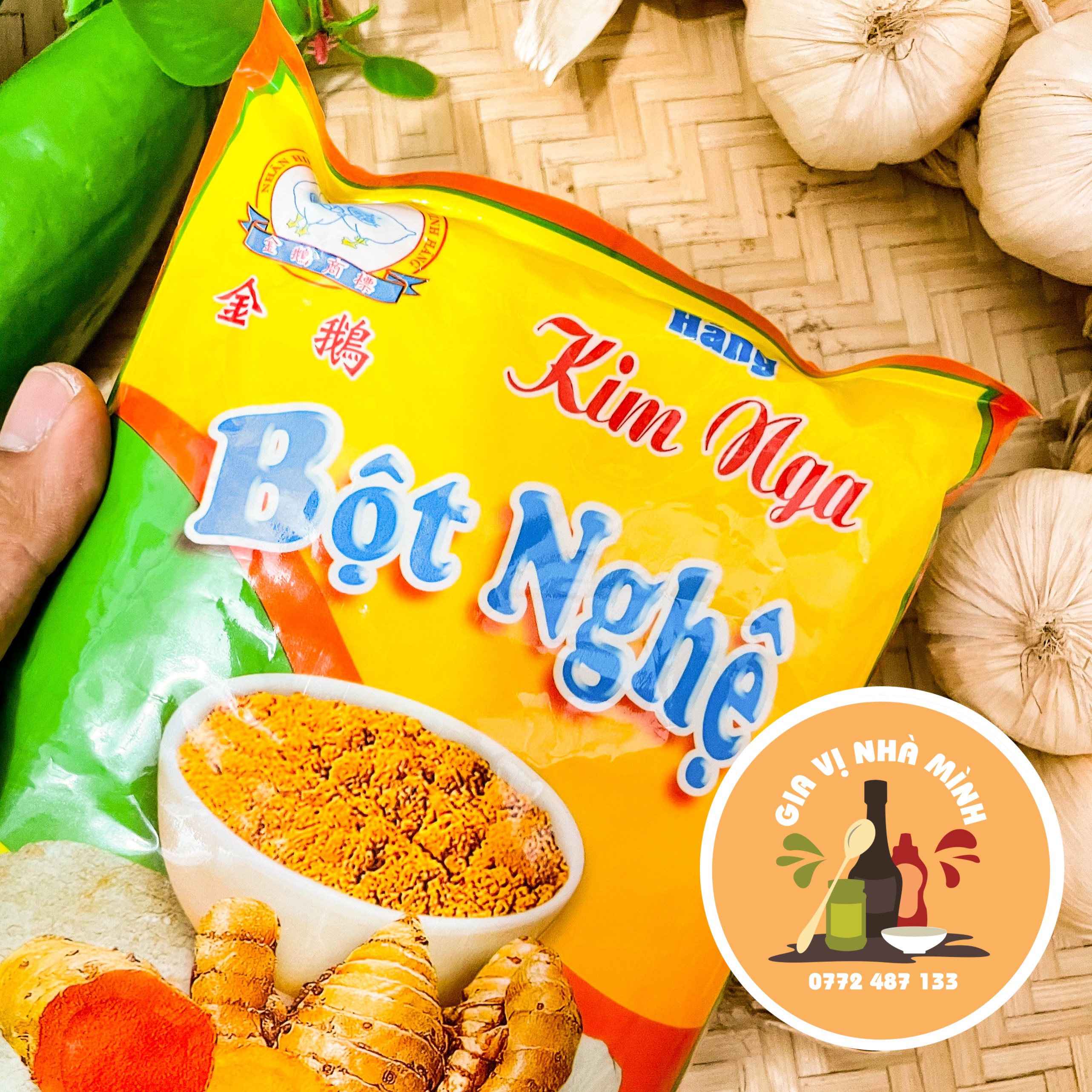 BỘT NGHỆ KIM NGA - 500GR