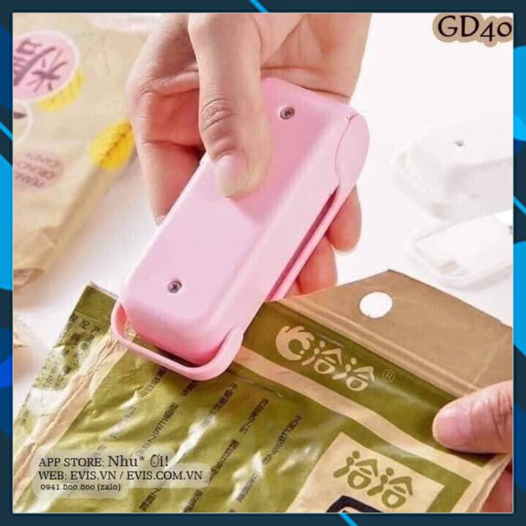 máy hàn miệng túi mini chạy bằng pin dụng cụ nhà bếp