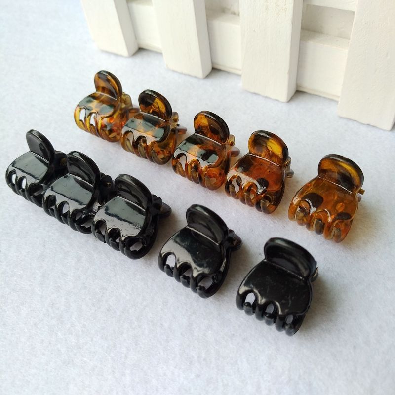 BỘ 12 CÁI GẤP TÓC MINI VÀNG ĐEN, BỘ GẤP TÓC MÁI CHO