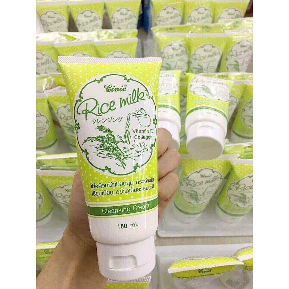 Sữa rửa mặt gạo Thái Rice Milk 180ml - LYO