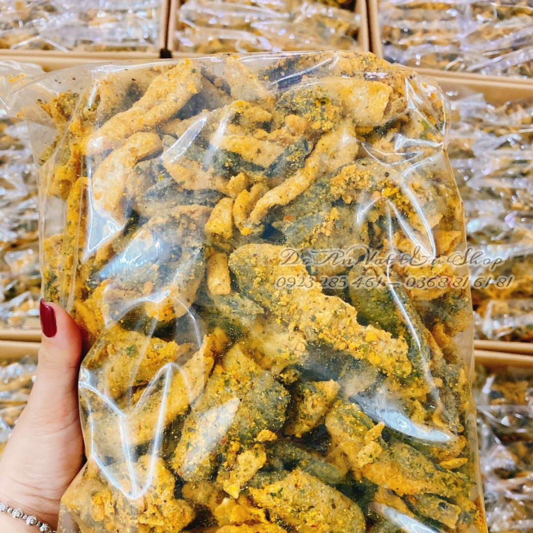 [HCM]1Kg - Da Cá Sấy Giòn Lắc Trứng Muối