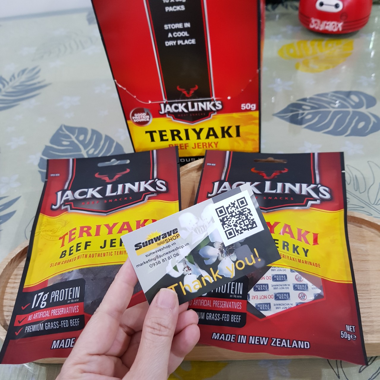 [HCM]Jack Links - Khô bò vị Teriyaki 150g