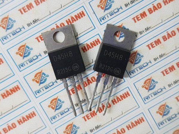 D45h8, d45 h8 transistor pnp 10a 80v 50w to-220