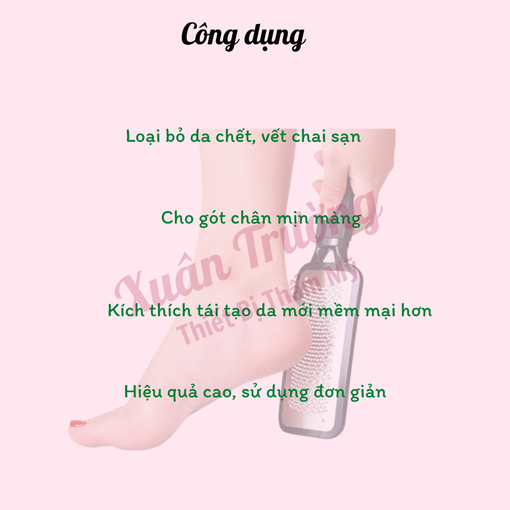 Bộ cây chà gót chân + kem mềm da chân