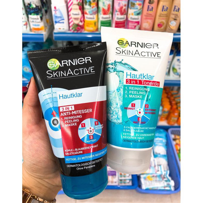 Sữa Rửa Mặt Garnier 3in1 - Đức