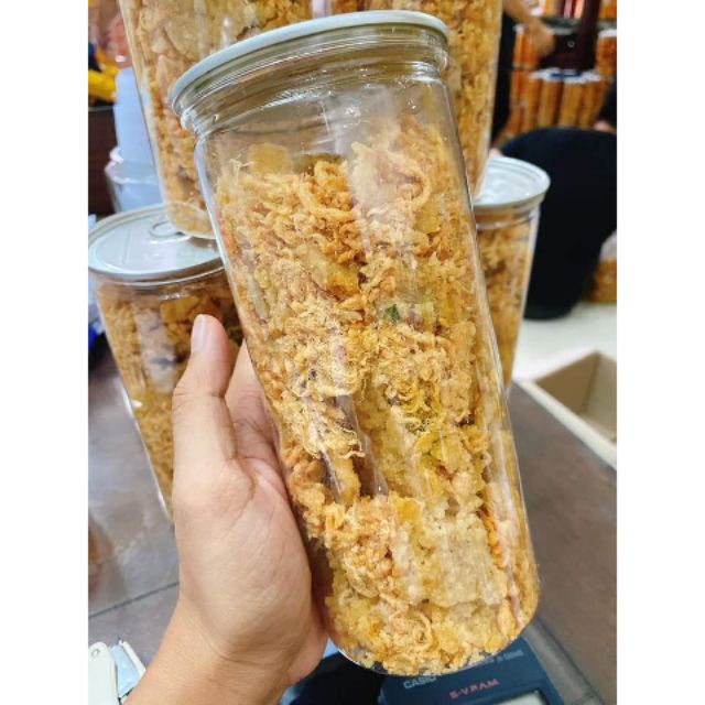 Cơm cháy mắm hành chà bông