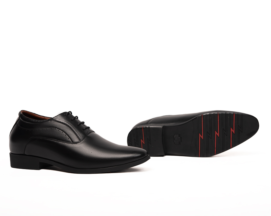 [6CM] shoes high male T&TRA T08 Black