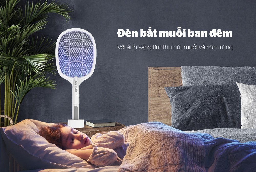 Vợt bắt muỗi Sunhouse SHE-PRO 11.W