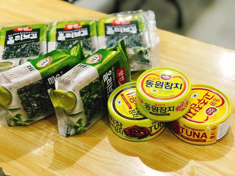 [HCM]Rong biển ăn liền Yangban Dầu Olive (9 gói)