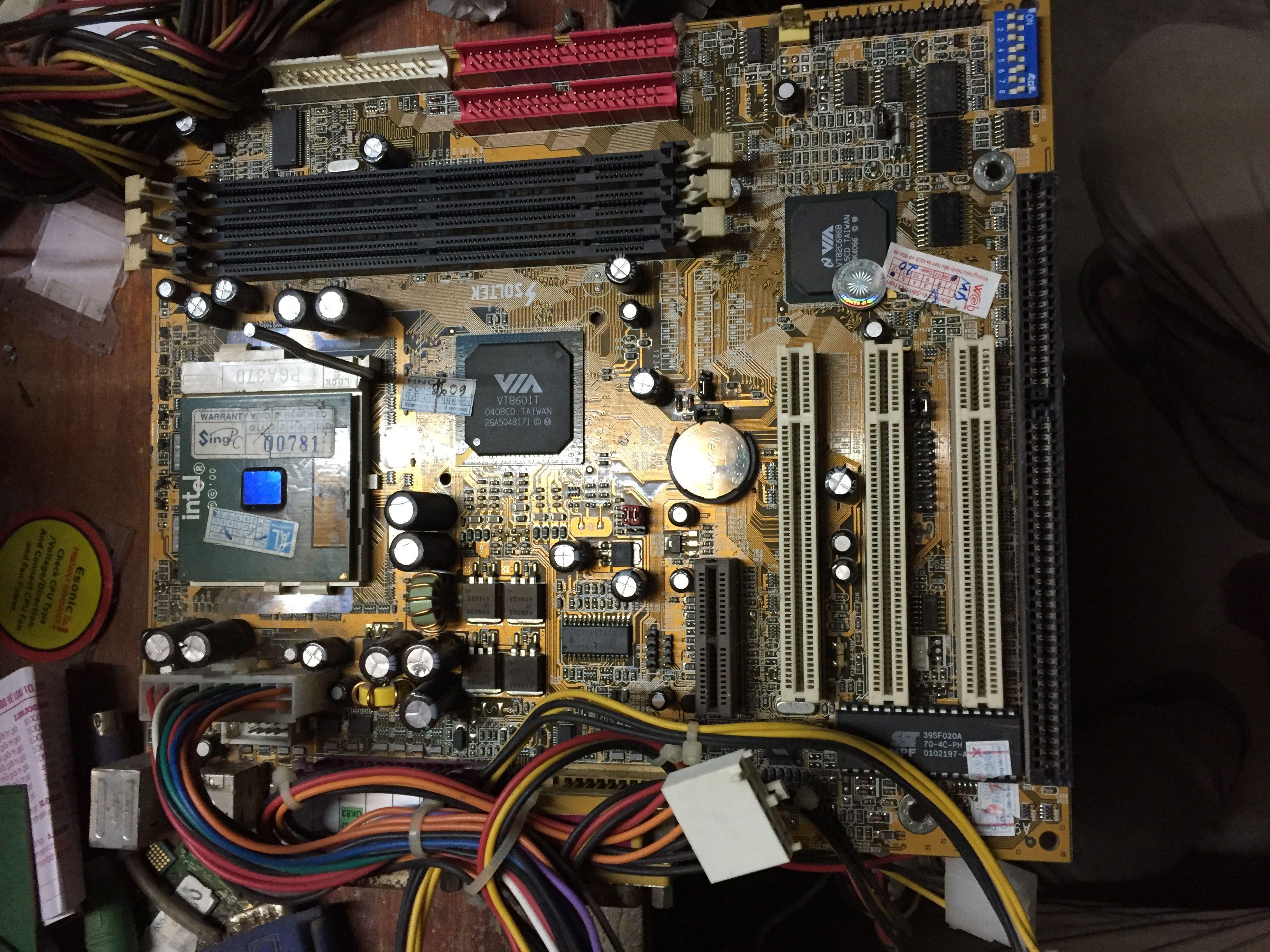 370 Celeron pentiuc socket mainboard