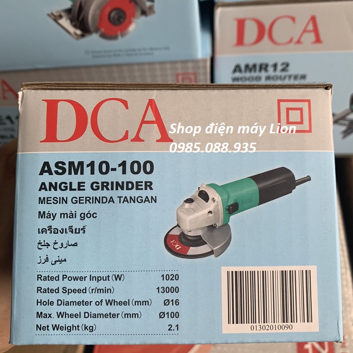1020W angle grinder ASM10-100 DCA with speed - ASM10-100