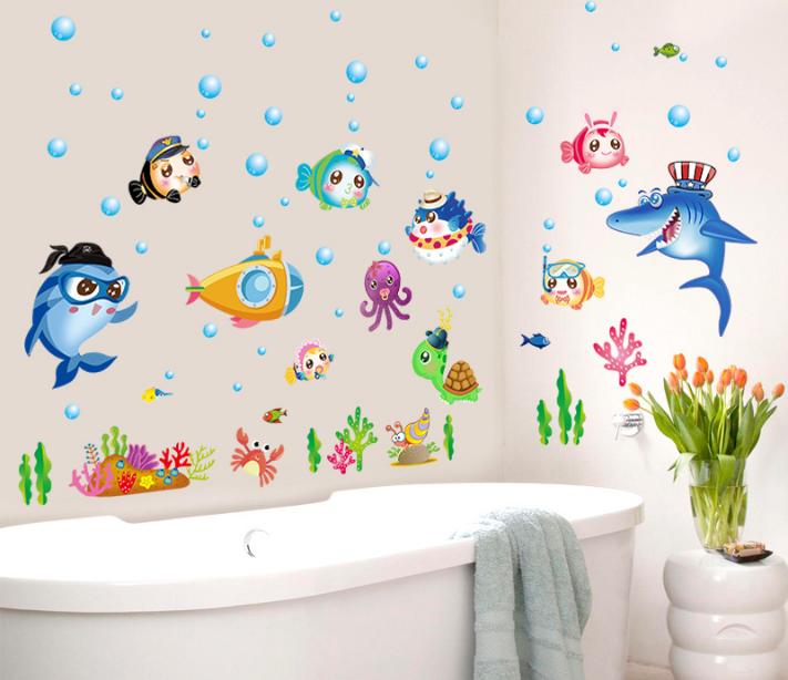 Decal trang trí Đại Dương Xanh