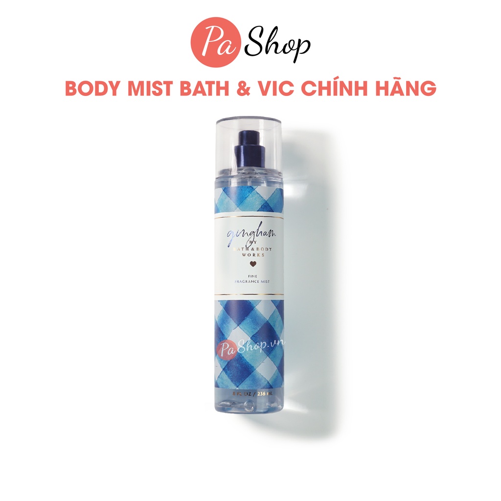 Body mist Gingham xịt thơm toàn thân