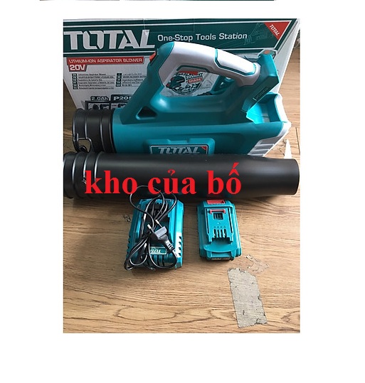 Máy thổi bụi dùng pin Lithium 20V total TABLI2002 ( gồm 2 pin 1 xạc )
