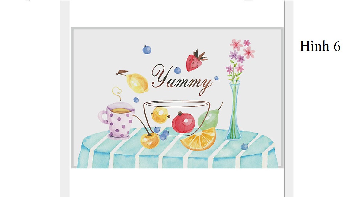 Giấy Dán Bếp Cách Nhiệt 3D Mẫu Mới