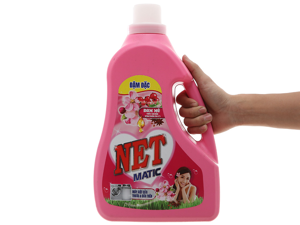Nước giặt NET MATIC can 3.3kg siêu đậm đặc