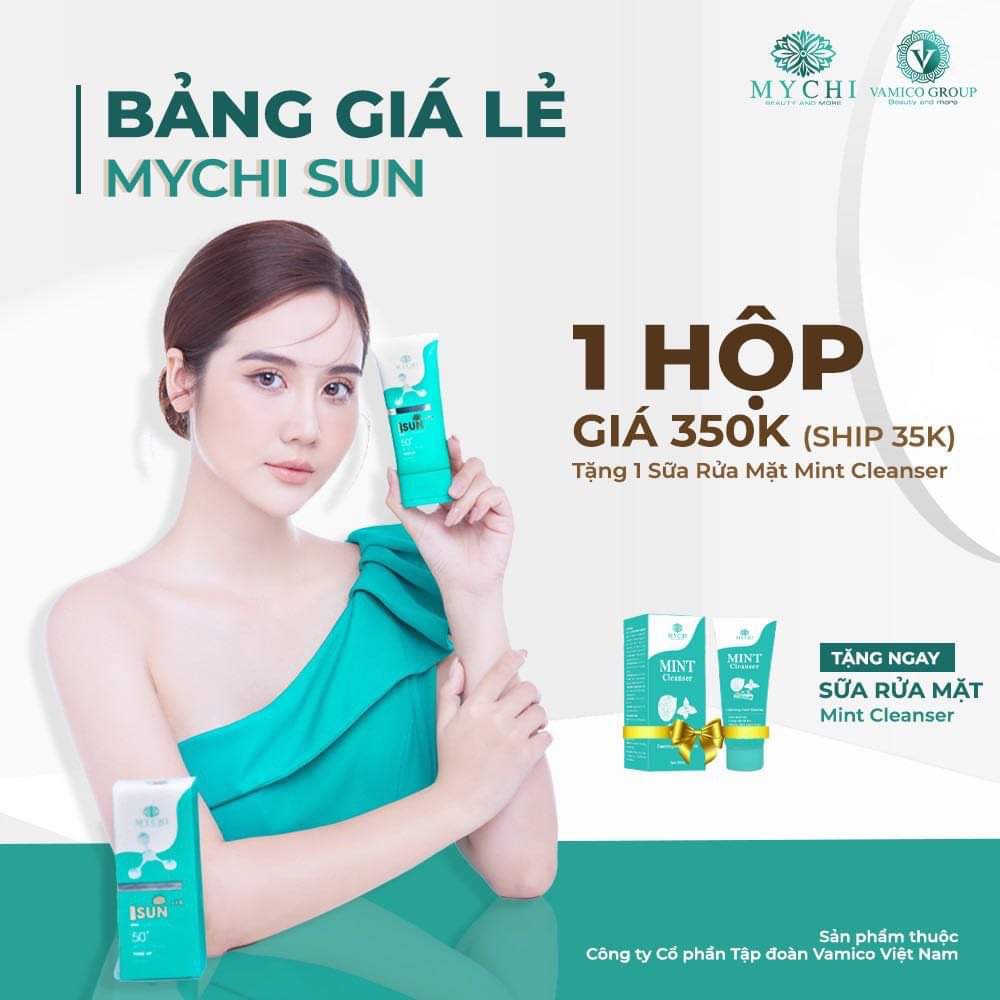 Kem chống nắng MYCHI SUN ( Tặng sữa rửa mặt Mychi)
