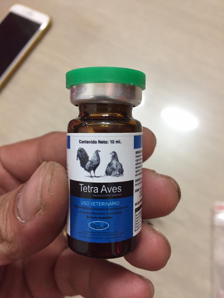 Vitamin Chuyên Tang Chống Viêm Cho Gà Tetra Aves - Chai 10ml