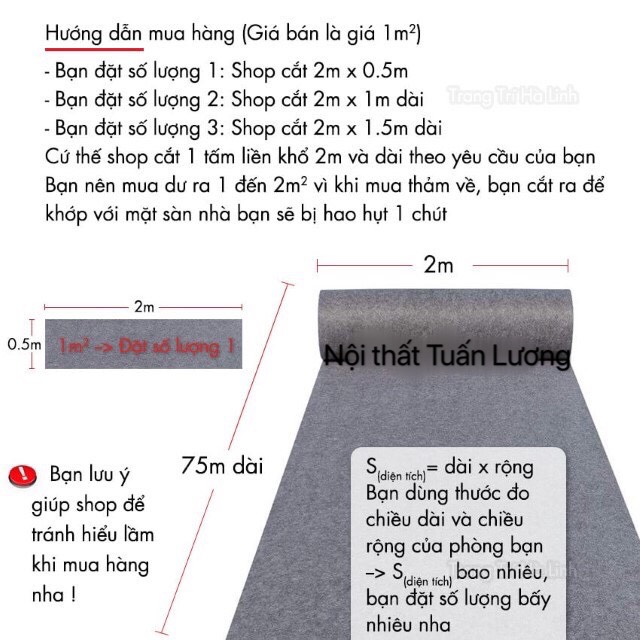 Thảm nỉ trải sàn 3mmlzd