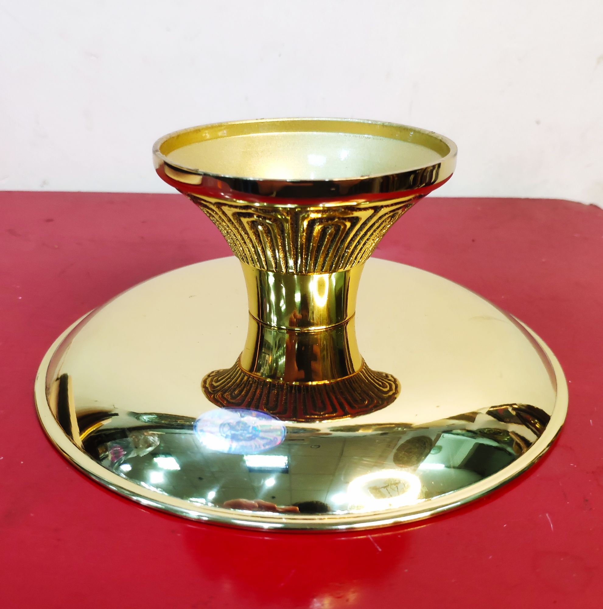 Mâm Bồng Đựng Hoa Quả Bằng đồng Cao Cấp 20cm