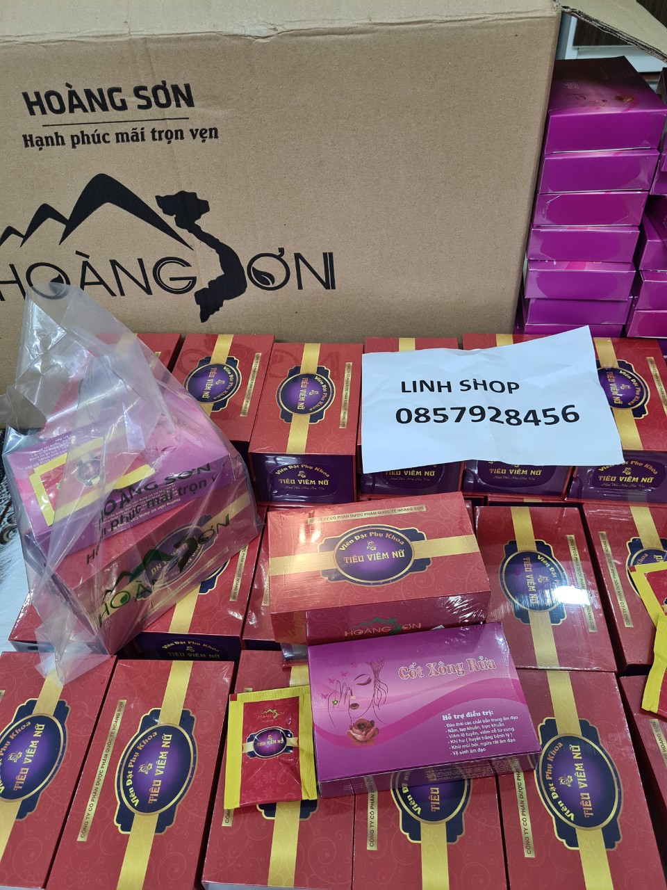tiêu viêm nữ hoàng sơn TẶNG cốt xông rửa