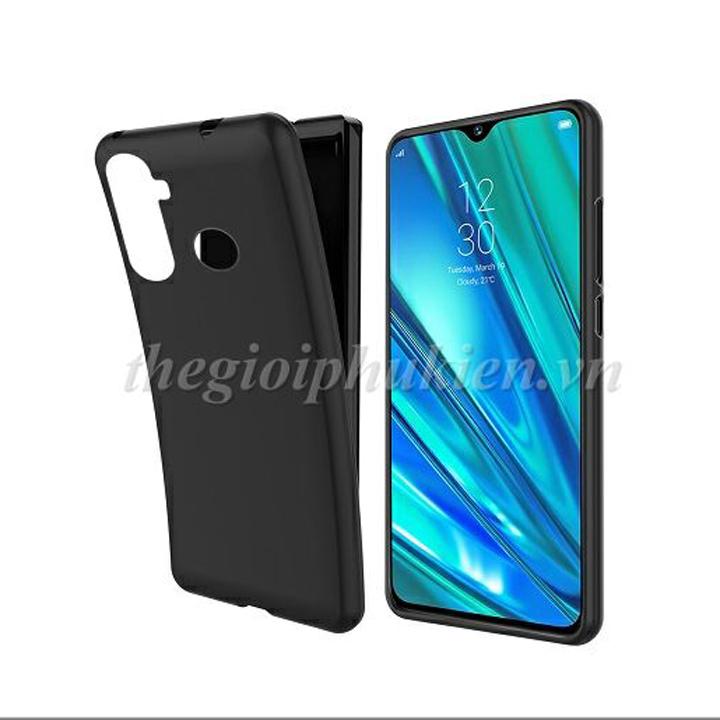Ốp lưng Realme 5i, Realme 5S, Realme 5, Realme 5 Pro silicon dẻo màu đen, không ố màu khi sử dụng