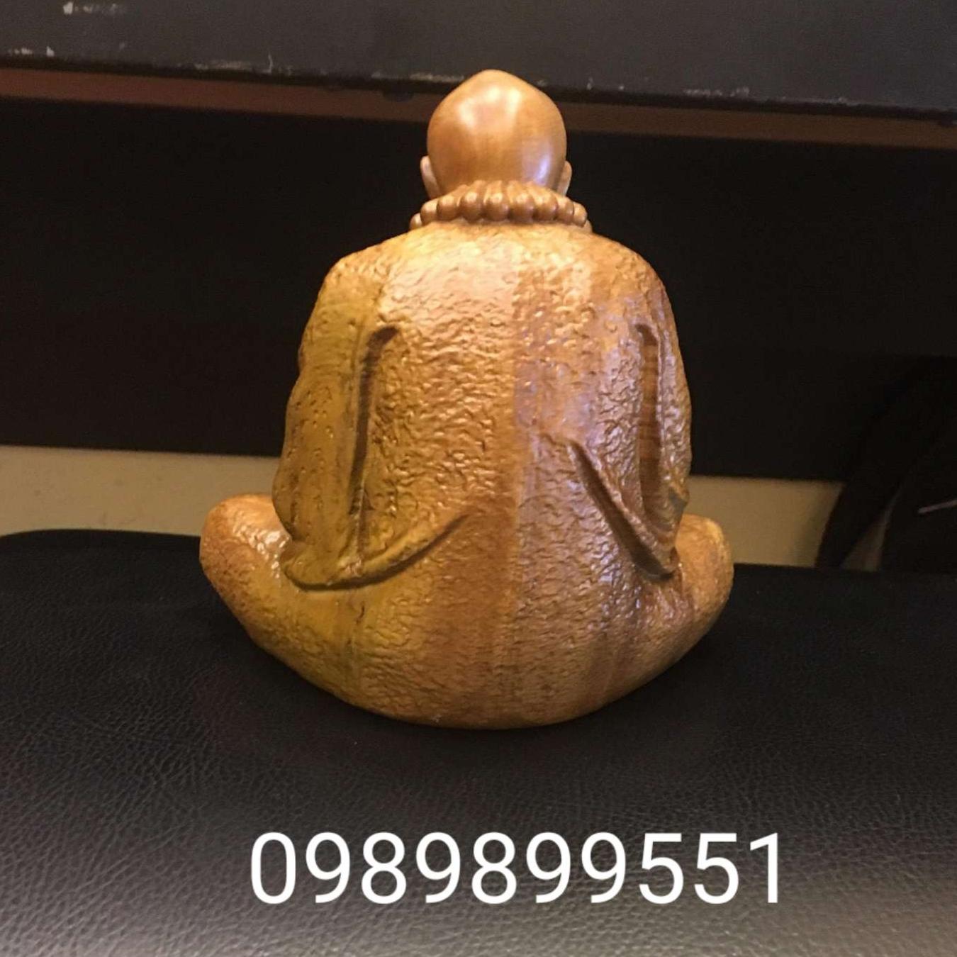 Tượng Đạt ma - Đạt ma sư tổ ngồi thiền gỗ bách xanh