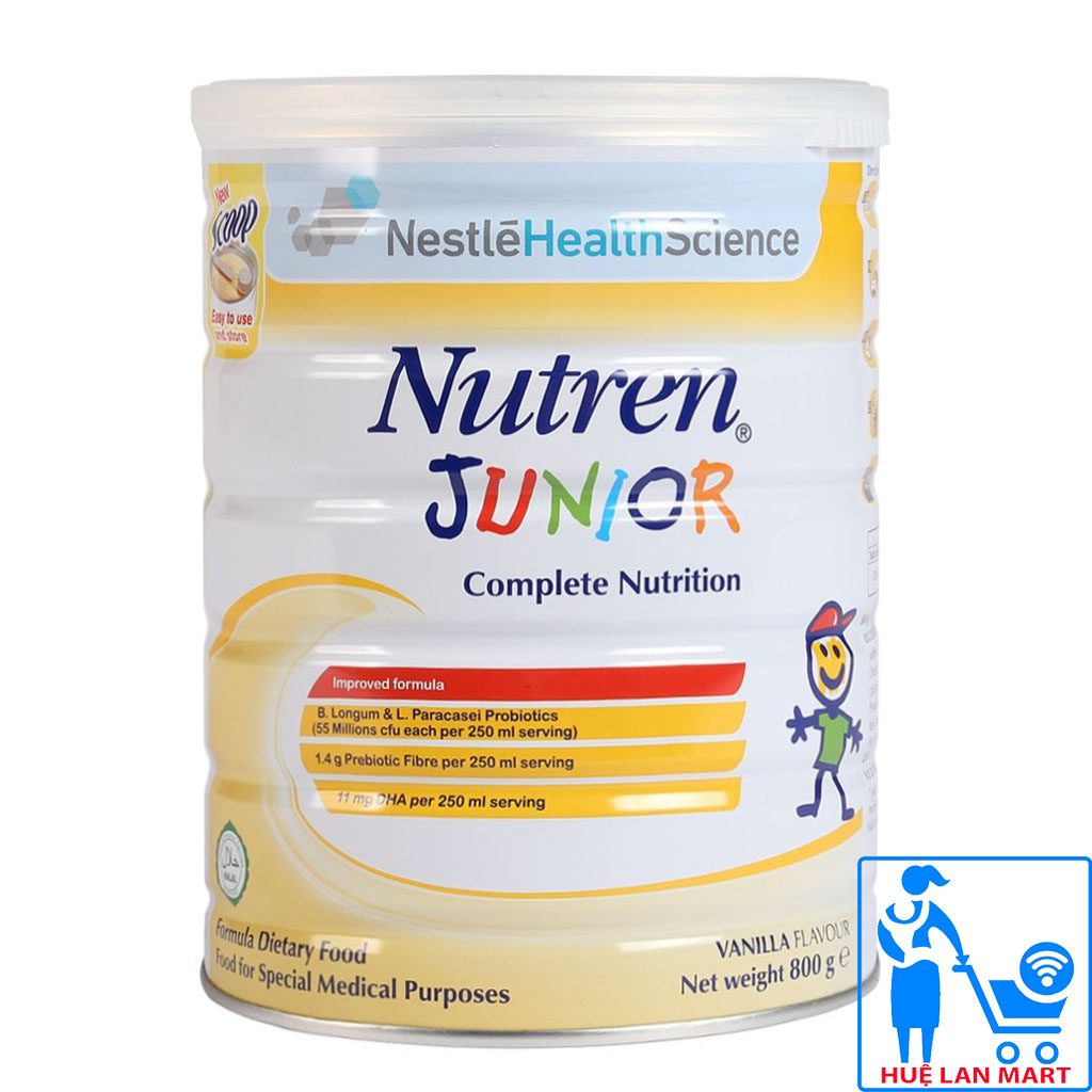 Sữa Bột Nestlé Nutren Junior Hộp 800g (Dành cho trẻ 1~10 tuổi)