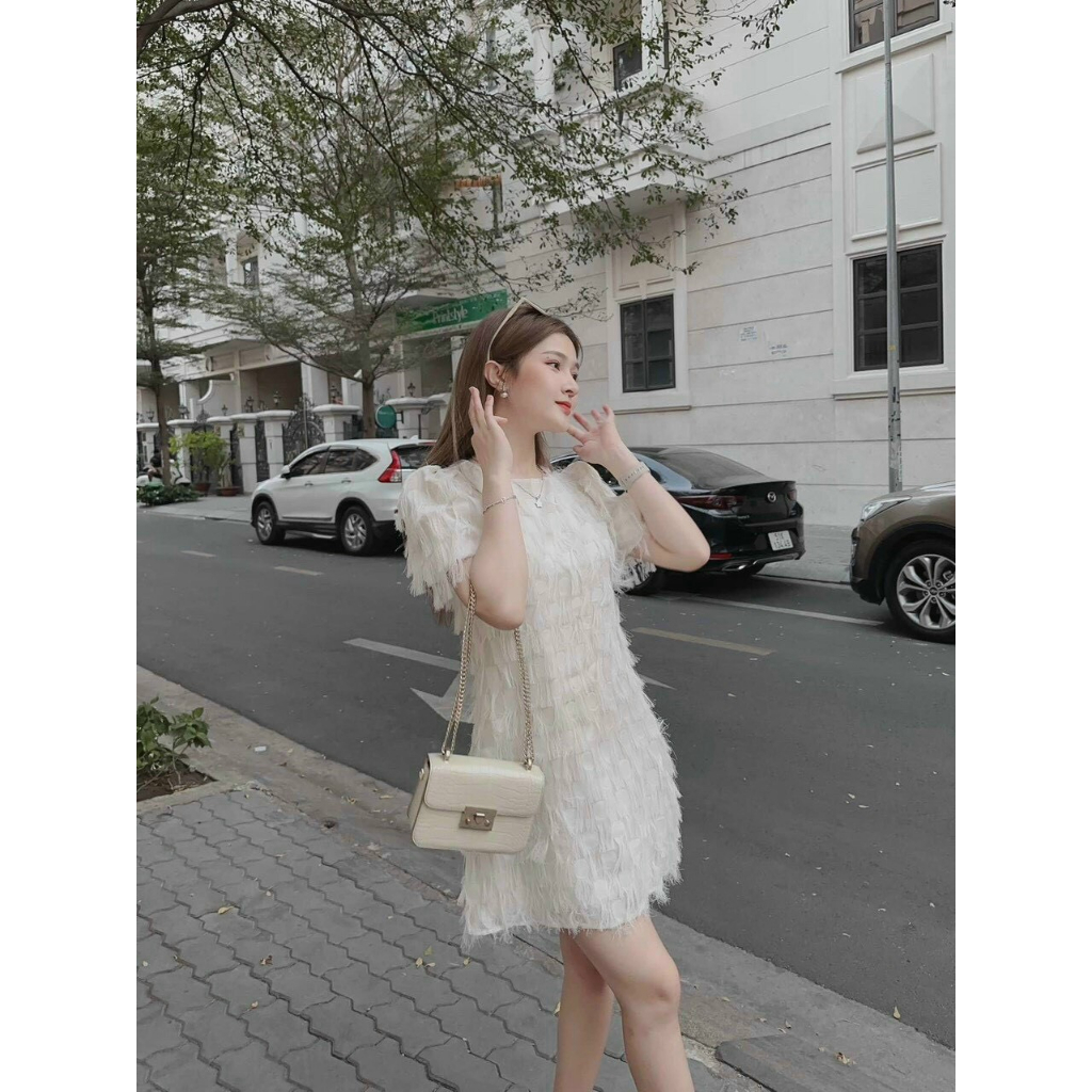 [Nala Dress] Đầm WAYO lông vũ dạ tiệc sang trọng